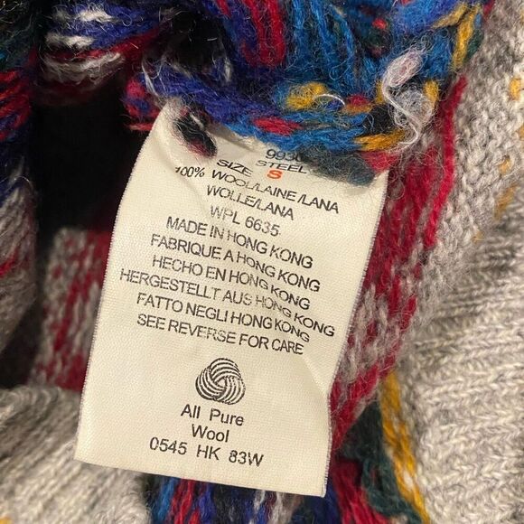 Woolrich 1960s Women's Vintage Aztec Wool Vest Size Small - Picture 10 of 11